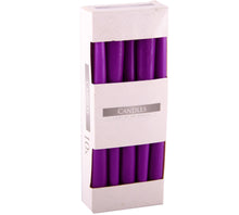 Încărcați imaginea în Galerie, Lumanari Conice Set Mov Violet Mat 10 Bucati