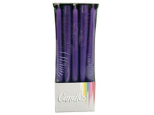 Încărcați imaginea în Galerie, Lumanari Conice Set Mov Violet Mat 10 Bucati