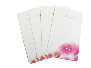 Set Cartoane Martisor cu Motive Populare 10 buc Ghirlanda de Maci Roz 1 sau 8 Martie