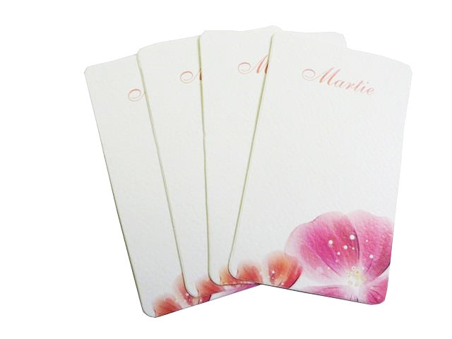 Set Cartoane Martisor cu Motive Populare 10 buc Ghirlanda de Maci Roz 1 sau 8 Martie