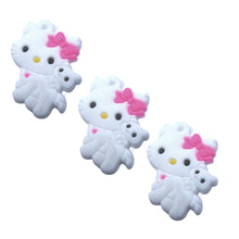 Încărcați imaginea în Galerie, Cadou pentru Copii Martisor 1 8 Martie din Cauciuc Silicon Disney Copii Pisicuta Hello Kitty cu Ursuletul Alb