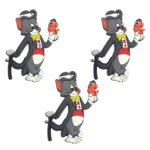 Cadou pentru Copii Martisor 1 8 Martie din Cauciuc Silicon Disney Motanul Tom si Jerry Desene Animate Snur 