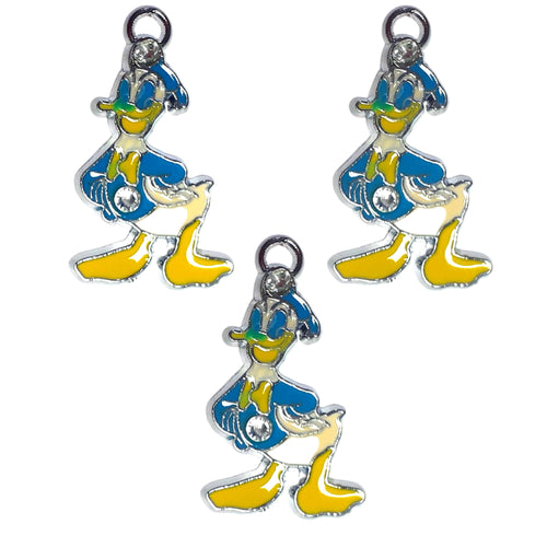Cadou pentru Copii Martisor 1 8 Martie din Metal Galvanizat Disney Donald Duck Albastru Blue Clubul lui Mickey Mouse