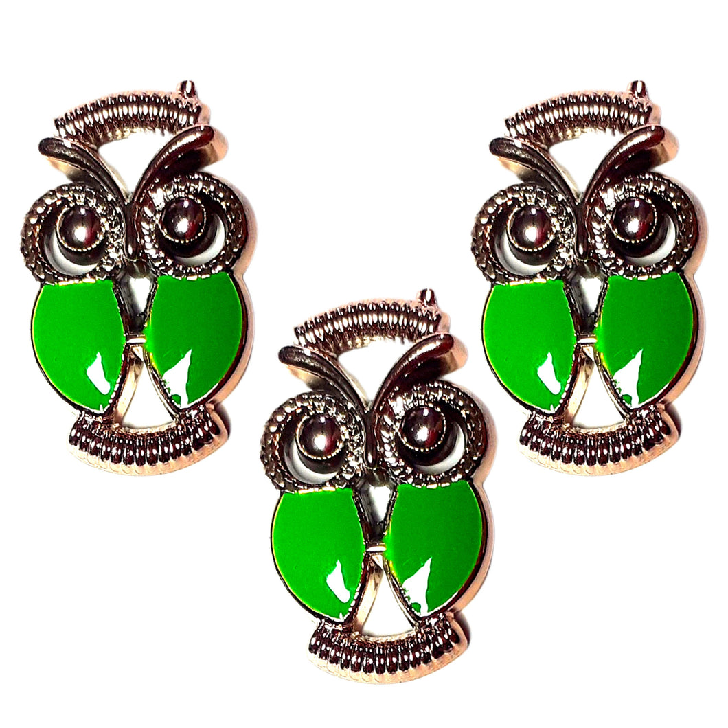 Martisor Copii din Acril 1 buc Bufnita Norocoasa Verde Cadou 1 8 Martie
