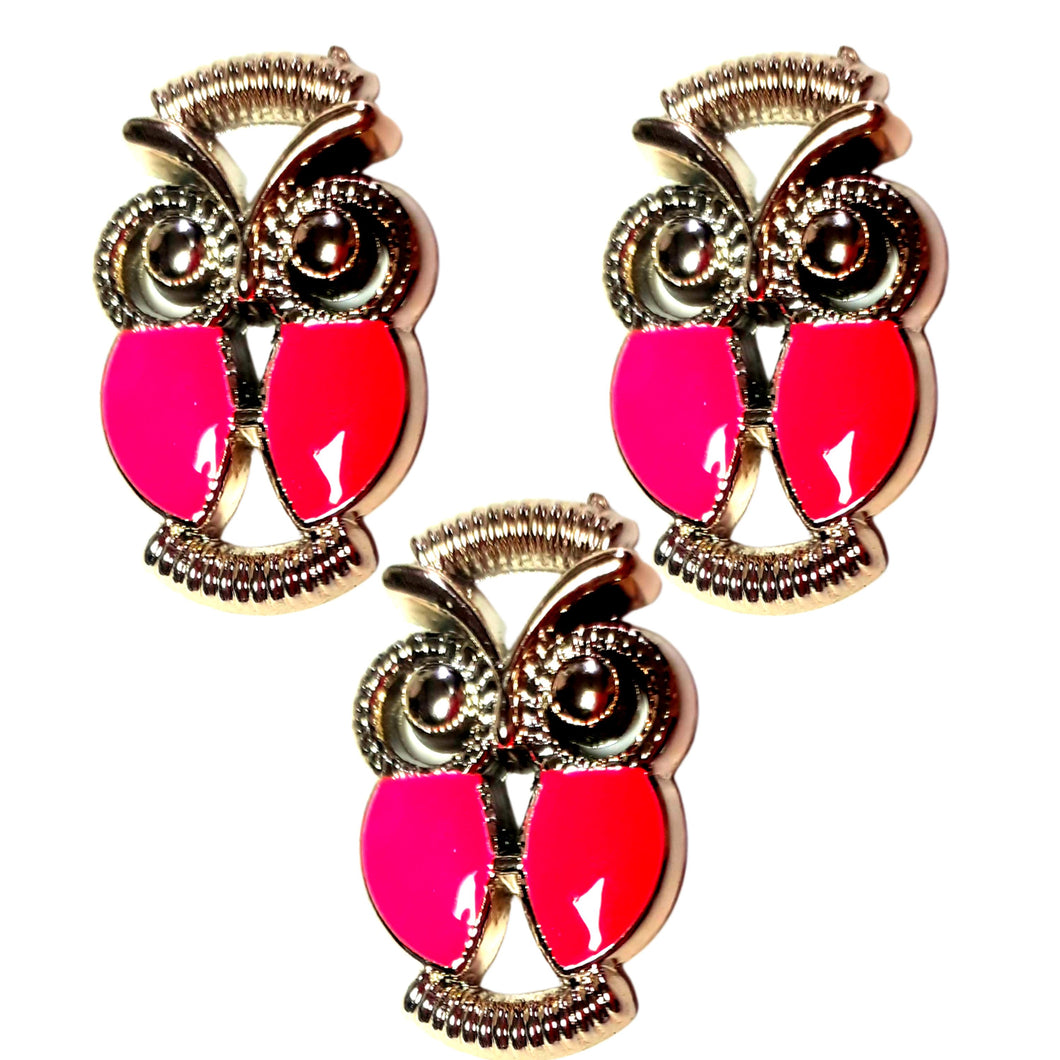 Martisor Copii din Acril 1 buc Bufnita Norocoasa Roz Cadou 1 8 Martie