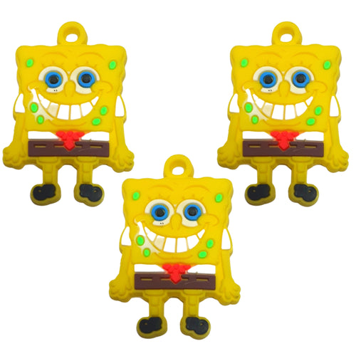 Martisor Copii din Cauciuc Silicon Disney 1 buc Sponge Bob Pantaloni Patrati Buretel Cadou 1 8 Martie