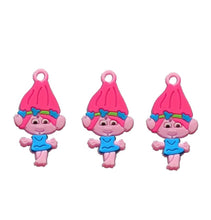 Încărcați imaginea în Galerie, Cadou pentru Copii Martisor 1 8 Martie din Cauciuc Silicon Disney Trolls Pink Poppy Fetita Roz Desene animate