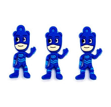 Încărcați imaginea în Galerie, Cadou pentru Copii Martisor 1 8 Martie din Cauciuc Silicon Disney Eroi in Pijamale Pj Masks Pisoi Blue Catboy Fetite Disney