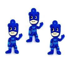 Încărcați imaginea în Galerie, Cadou pentru Copii Martisor 1 8 Martie din Cauciuc Silicon Disney Eroi in Pijamale Pj Masks Pisoi Blue Catboy Baieti Disney