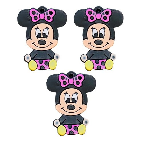 Cadou pentru Copii Martisor 1 8 Martie din Cauciuc Silicon Disney Minnie Mouse Baby Fetita Roz