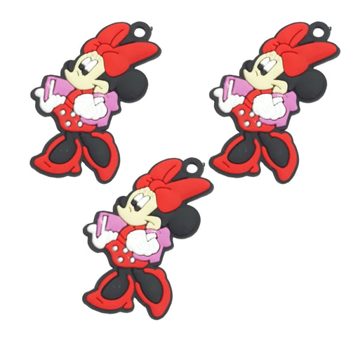 Cadou pentru Copii Martisor 1 8 Martie din Cauciuc Silicon Disney Minnie Mouse cu Carte Cadou 1 8 Martie