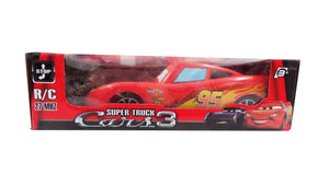 Jucarie Masina in Cutie Cadou Cars 3 Fulger McQueen 95 cu Telecomanda