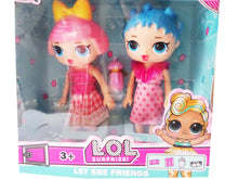 Încărcați imaginea în Galerie, Papusi Figurine in Cutie Cadou Set 2 Buc LOL Surprize Let SBE Friends