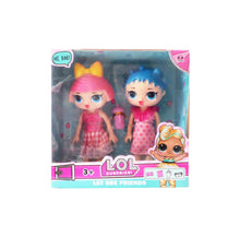 Încărcați imaginea în Galerie, Papusi Figurine Set 2 Buc in Cutie Cadou LOL Surprize Let SBE Friends