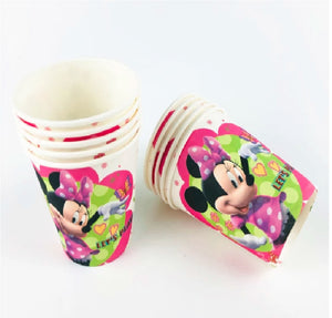 pahare-din-carton-set-10-buc-petrecere-aniversari-copii-roz-minnie-mouse