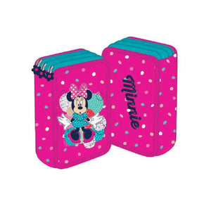 Penar Neechipat Scoala 3 Fermoare Dots Minnie Mouse
