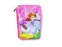Încărcați imaginea în Galerie, Penar de Scoala 3D Echipat cu Rechizite 3 Fermoare Happy Printesa Sofia model embosat
