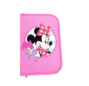 Penar de Scoala Neechipat 1 Fermoar 2 Extensii Pink Minnie Mouse Disney  Mickey