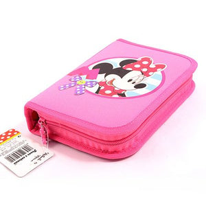 Penar de Scoala Neechipat 1 Fermoar 2 Extensii Pink Minnie Mouse Disney 