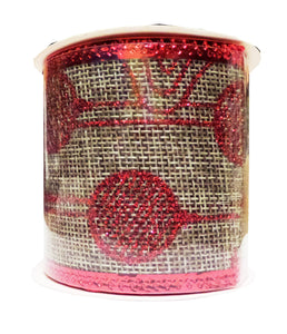 Panglica Decor Ribbon de Craciun Impachetat Cadouri Panza Sac Ghirlanda Globuri