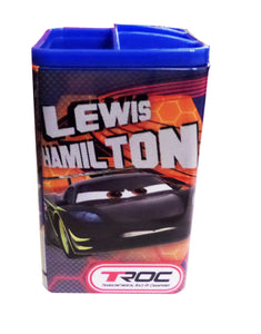 Suport Creioane din Metal Birou Scoala Disney Baieti Masinute Cars Hamilton