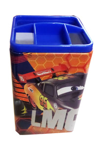 Suport Creioane din Metal Birou Scoala Disney Baieti Masinute Cars Hamilton