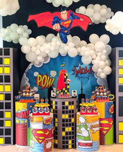 Încărcați imaginea în Galerie, Set Baloane de Petrecere de Umflat 24 Buc Latex Cauciuc 1 Culoare Superman Nunta Botez Baieti Copii