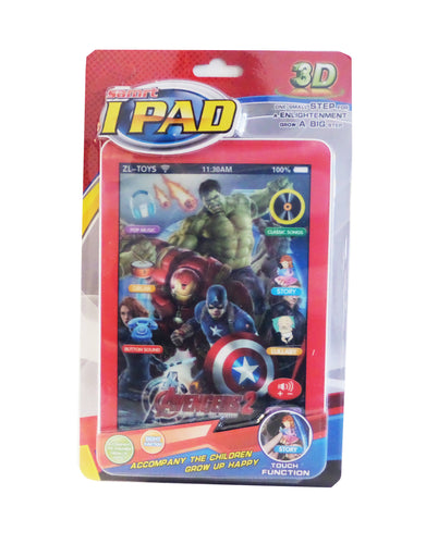 Jucarie Tableta Interactiva Distractiva Disney IPad Muzicala Disney Marvel Supereroi Avengers Team Hulk IronaMan Captain America