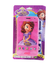 Încărcați imaginea în Galerie, Jucarie Telefon IPhone Copii cu Baterii Disney Printesa Sofia Intai the First si Iepurasul Trifoi Cadou Copii