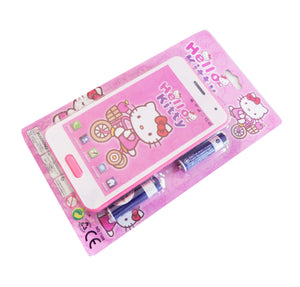 Jucarie Telefon IPhone Copii cu Baterii Disney Pisicuta Hello Kitty Cadou Fetite