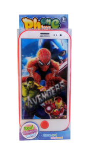 Jucarie Telefon cu Sunete pentru Copii Marvel Supereroi Avengers Team IronMan Hulk Spiderman