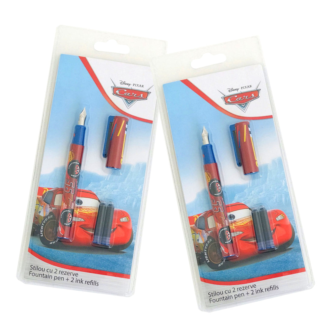 Stilou Copii pentru Scoala cu Rezerve Patroane Disney Cars Masinute Fulger McQueen 95