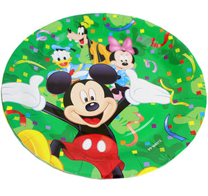 Set Farfurii Carton de Petrecere Aniversare Party Tematice Mickey Mouse Green