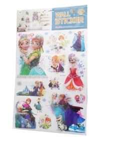 Sticker de Perete 3D Autoadeziv de Lipit pentru Camera Copii Disney Frozen Regatul de Gheata