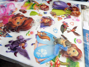Sticker de Perete 3D Autoadeziv de Lipit pentru Camera Copii Disney Printesa Sofia the First