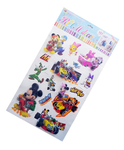 Sticker de Perete 3D Autoadeziv de Lipit pentru Camera Copii Disney Mickey Mouse Hot Road