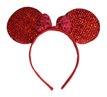 Încărcați imaginea în Galerie, Cordeluta Disney Coronita Copii Urechi de Minnie Mouse Glitter Rosie