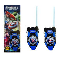 Încărcați imaginea în Galerie, Walkie Talkie Copii Set Statii Radio 2 buc Marvel Avengers Razbunatorii