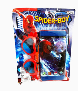 Set Ceas de Mana Electronic si Ochelari Copii Spiderman Boy