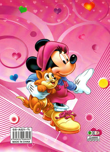 Carte de Colorat Disney pentru Copii cu Sticker-e cu Mickey si Minnie Mouse Elevi Scoala