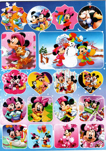 Carte de Colorat Copii cu Mickey si Minnie Mouse