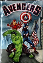 Încărcați imaginea în Galerie, Felicitare din Carton 3D pentru Copii Party Avengers Super-Eroi Team Hulk Ironman