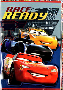 Felicitare din Carton 3D Party Disney Cars Masinute Fulger McQueen Race Ready