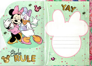 Felicitare din Carton 3D Minnie Mouse si Daisy Duck Best Friends