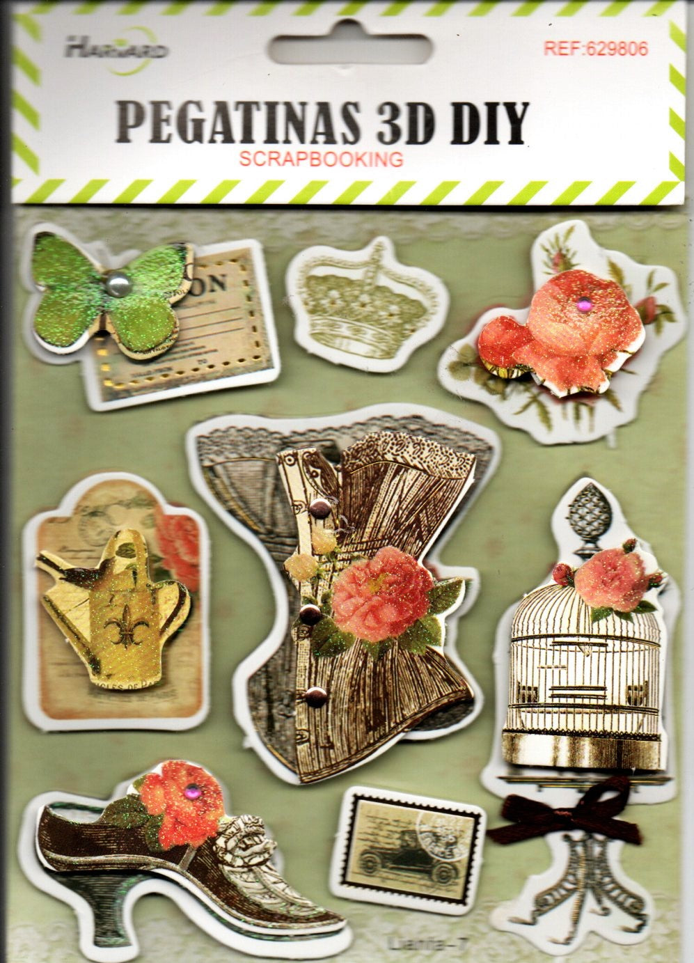 Scrapbooking, Vintage 3D