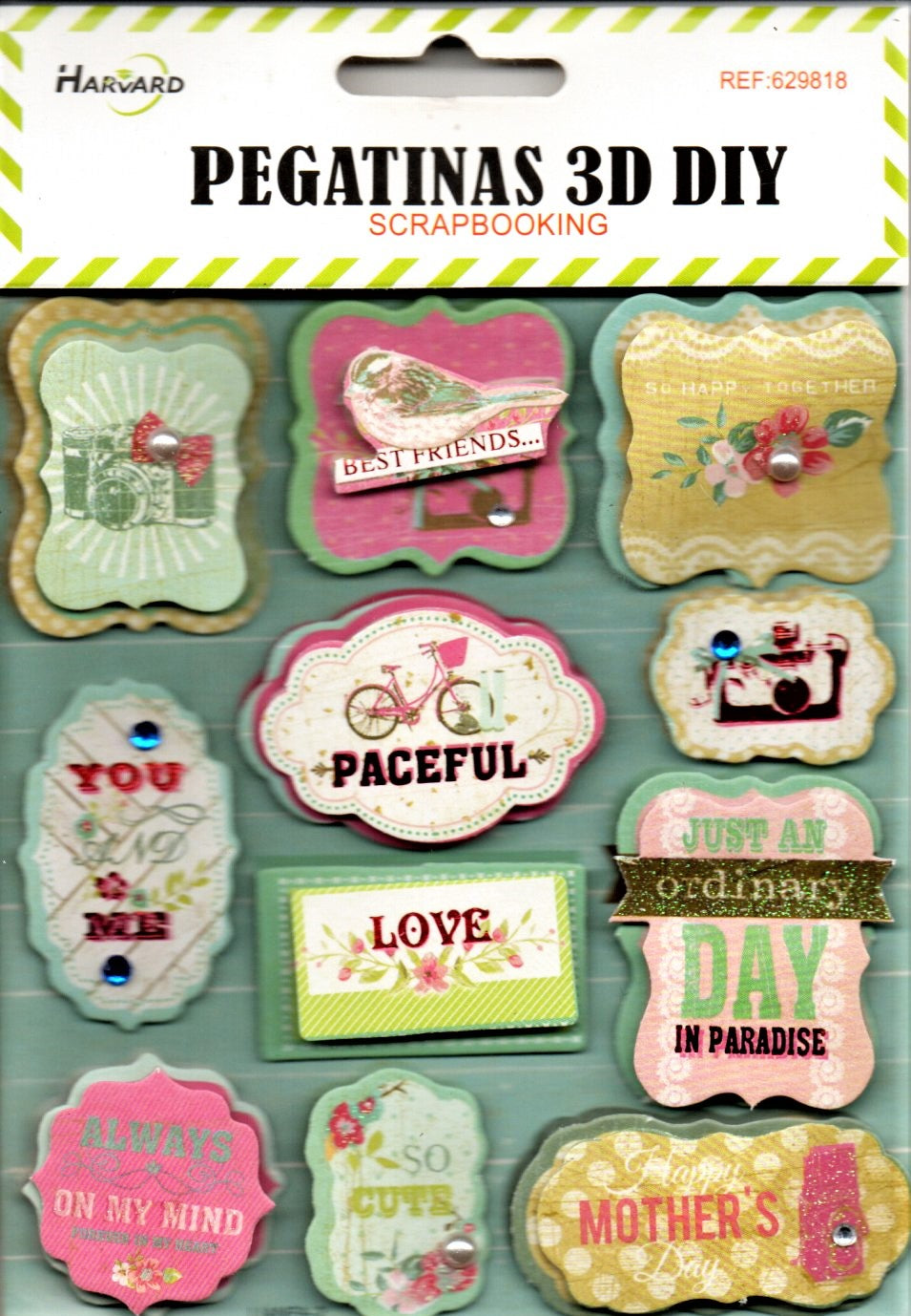 Scrapbooking, Retro 3D
